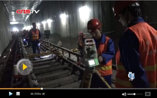 精调小车助力新疆地铁建设 设备延“寿命”乘客提舒适