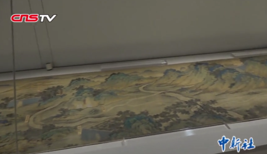 《丝路山水地图》首次全幅展出 沿途211个城市尽收眼底